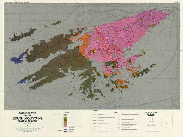 South Mountains geologic map