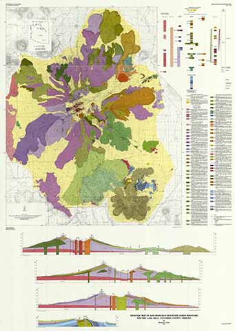 San Francisco Mountain geologic map