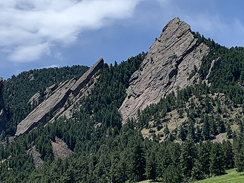 Boulder flatirons