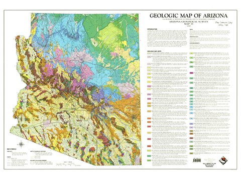 AZ geologic map