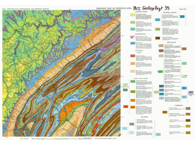 PA geologic map