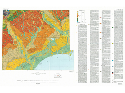 Geologic Map of the Cape Fear Region