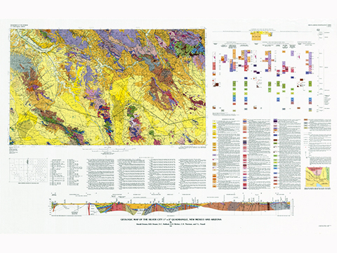 Silver City geologic map