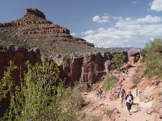 Bright Angel Trail at the 3-Mile Resthouse