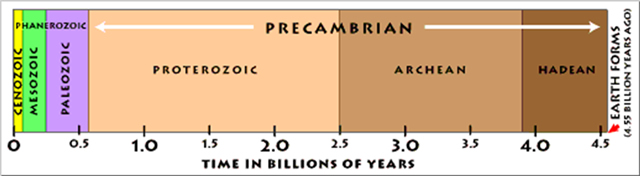 Entire geologic timeline