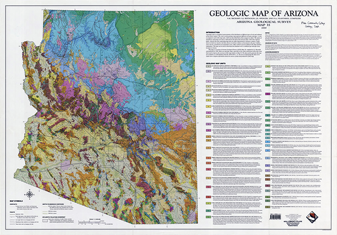 AZ geologic map