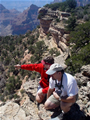 Todd and Rick on the North Rim of the Grand Canyon