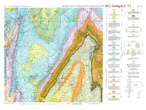 Geologic Map of the Devils Fence Quadrangle