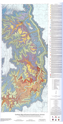 Geologic Map of Eastern Grand Canyon