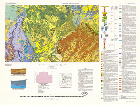 Geologic Map of the Marble Canyon quadrangle