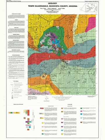 Geologic Map of the Tempe Quadrangle