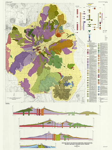 Geologic Map of San Francisco Mountain