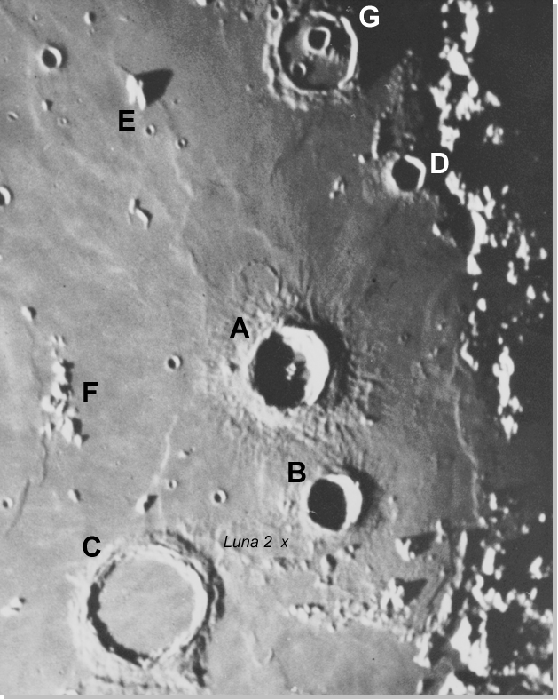 Lunar crater depth map