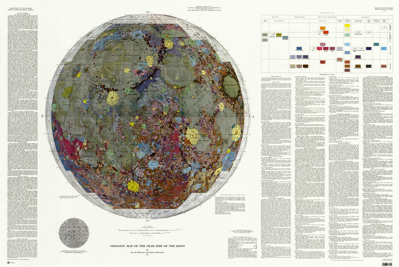 Nearside geologic map