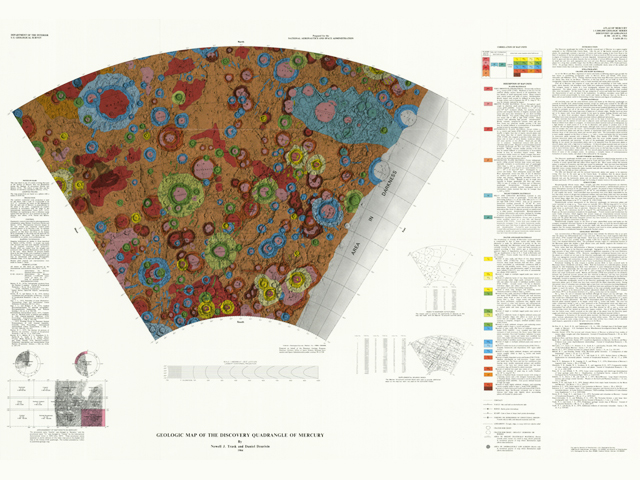 Mercury geologic map