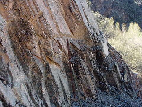 Foliated rocks