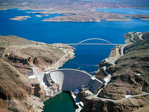 Roosevelt Lake and dam